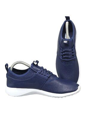 Nike Juvenate Midnight Navy Leather Finish Premium Sneakers Women's Size 8